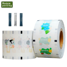 Printed laminated plastic sachet film for tea/coffee/sugar packaging